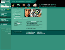 Tablet Screenshot of boursalerte.com